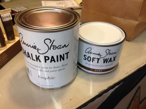 Annie Sloan chalk paint dark wax